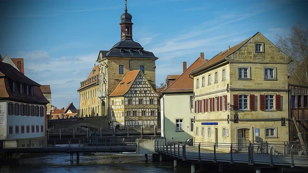 Historische Stadtansicht in der Umgebung